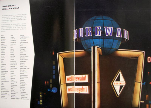 "Borgward Kurier" 70 years Carl Borgward Factory-Magazine 1960 (0383)